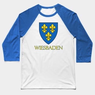 Wiesbaden, Germany - Coat of Arms Design Baseball T-Shirt